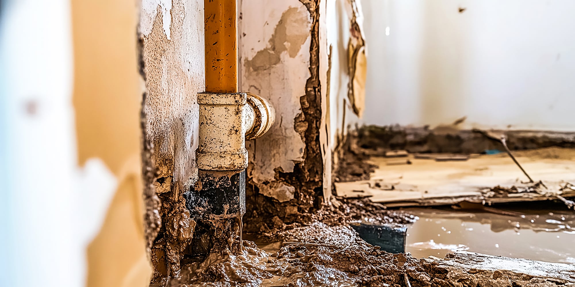 leaking pipe causing water damage highlighting urgency repair